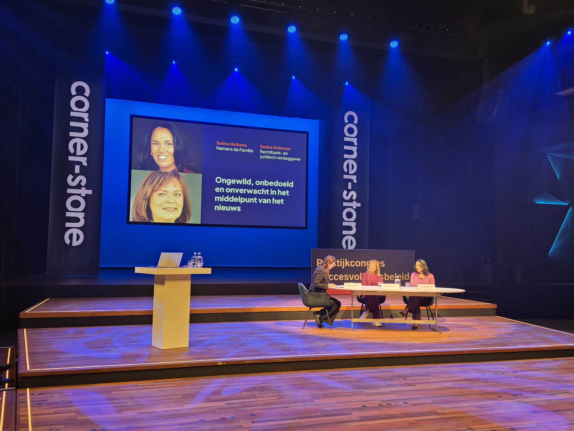 In gesprek tijdens Praktijkcongres Effectief Persbeleid